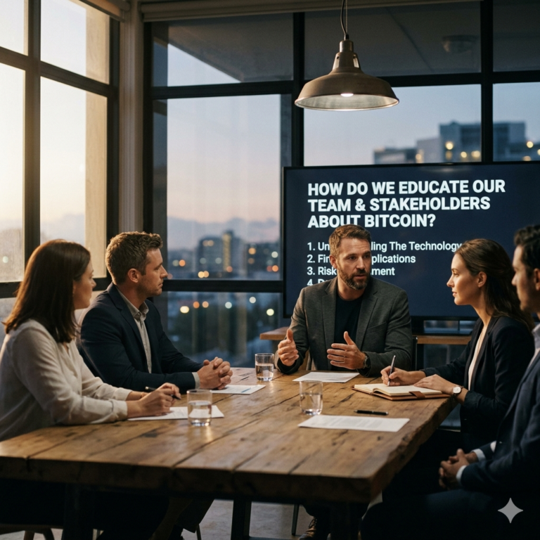 How Do We Educate Our Team And Stakeholders About Bitcoin?